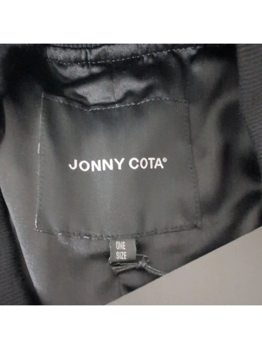 Jonny Cota Bandana Mountain Poncho Adult One Size Black Kimono Full Zip NEW